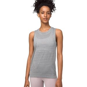Grey size 6 lululemon breeze by muscle tank top EUC